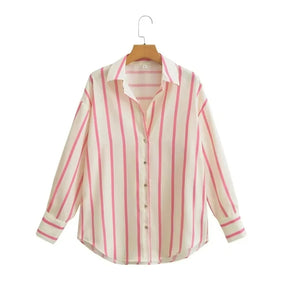 Camisa Feminina Listrada Eliza