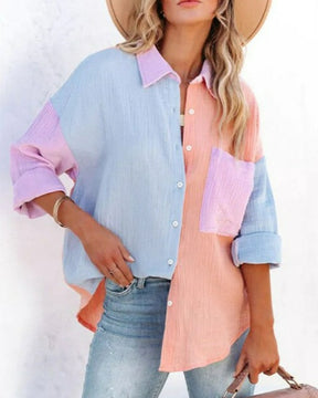 Camisa Feminina Patchwork Ava Milenar